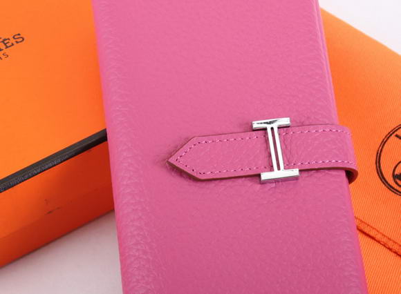 Cheap Fake Hermes Bearn Japonaise Tri-Fold Wallet A308 Roseo - Click Image to Close